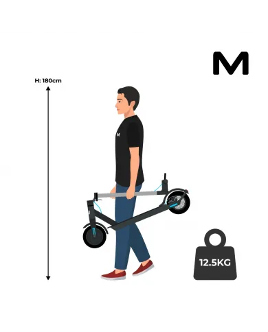 Patinete eléctrico Motus Scooty 8.5 | Potencia 350W | Batería 7.8Ah