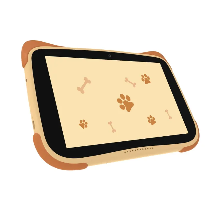 Tablet Kiano Alpha Kid Centro Educativo aprobado por el MEN - marrón/naranja