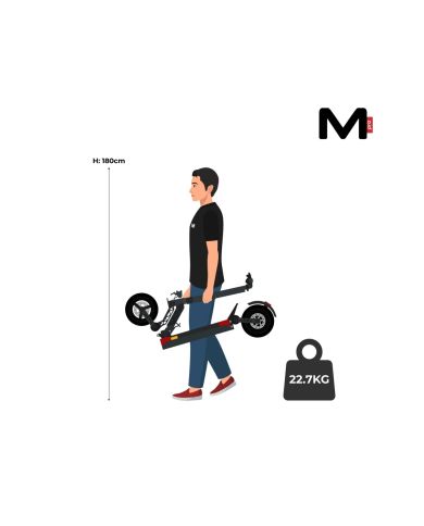 Patinete eléctrico Motus Pro 10 2022 600W 20km/h