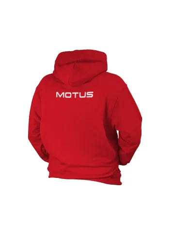 Sudadera con capucha para hombre MOTUS talla M/L color rojo