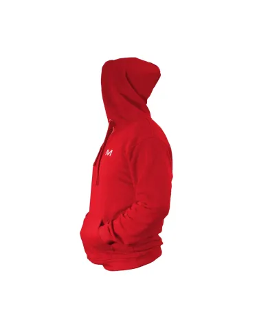 Sudadera con capucha para hombre MOTUS talla M/L color rojo