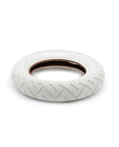 Neumático 10x2.125 (blanco) para patinete eléctrico