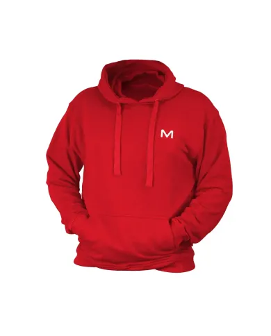 Sudadera con capucha para hombre MOTUS talla M/L color rojo