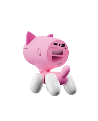 Proyector para cine en casa con funciones educativas Kiano Alpha KID Pink (cat)