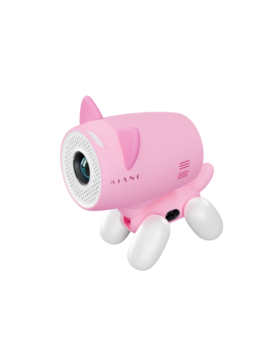 Proyector para cine en casa con funciones educativas Kiano Alpha KID Pink (cat)