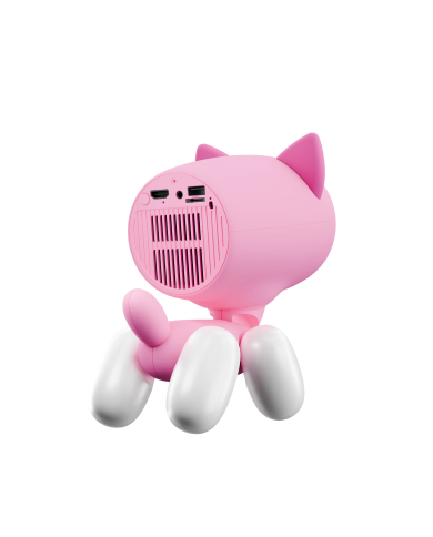Proyector para cine en casa con funciones educativas Kiano Alpha KID Pink (cat)