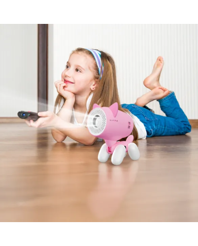 Proyector para cine en casa con funciones educativas Kiano Alpha KID Pink (cat)