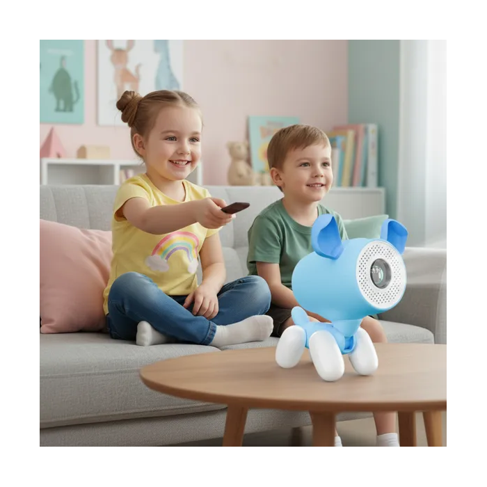 Proyector para cine en casa con funciones educativas Kiano Alpha KID Blue (dog)