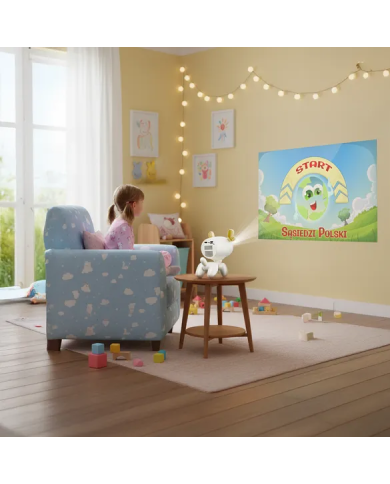 Proyector para cine en casa con funciones educativas Kiano Alpha KID White (reindeer)