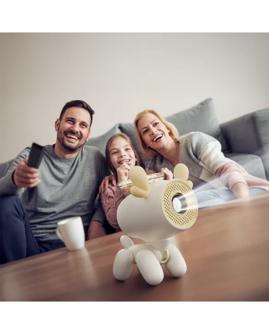 Proyector para cine en casa con funciones educativas Kiano Alpha KID White (reindeer)