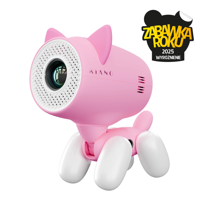 Proyector para cine en casa con funciones educativas Kiano Alpha KID Pink (cat)