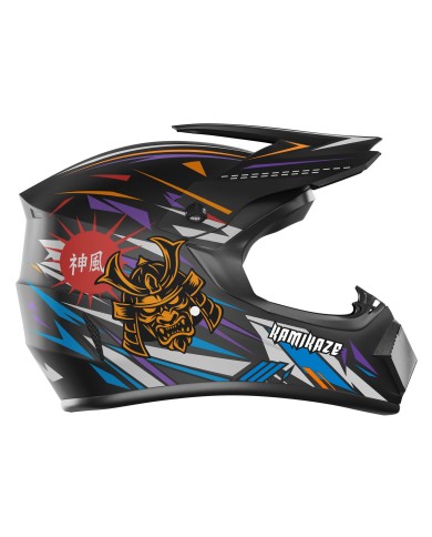 Casco Kamikaze integral para patinete, MTB y bicicleta Ninja