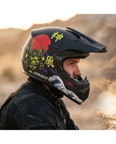 Casco Kamikaze integral para patinete, MTB y bicicleta Katana