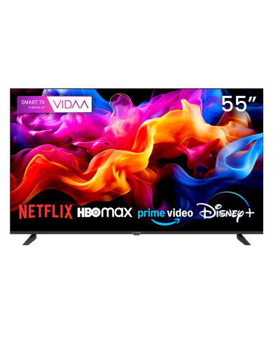 Televisor Kiano Elegance 55" 4K Smart TV VIDAA Netflix. HBO, Prime
