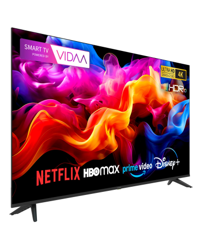 Televisor Kiano Elegance 55" 4K Smart TV VIDAA Netflix. HBO, Prime