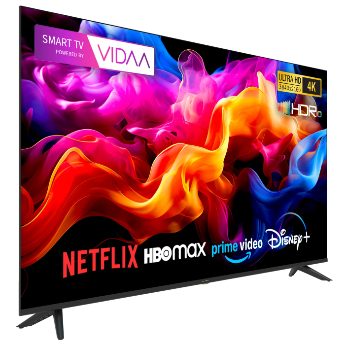 Televisor Kiano Elegance 55" 4K Smart TV VIDAA Netflix. HBO, Prime