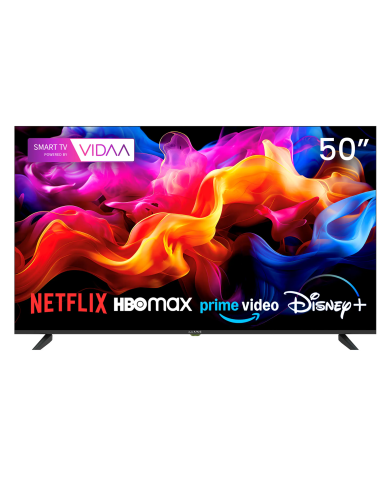 Televisor Kiano Elegance 50" 4K Smart TV VIDAA Netflix. HBO, Prime