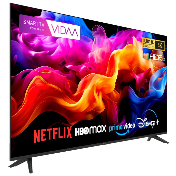 Televisor Kiano Elegance 50" 4K Smart TV VIDAA Netflix. HBO, Prime