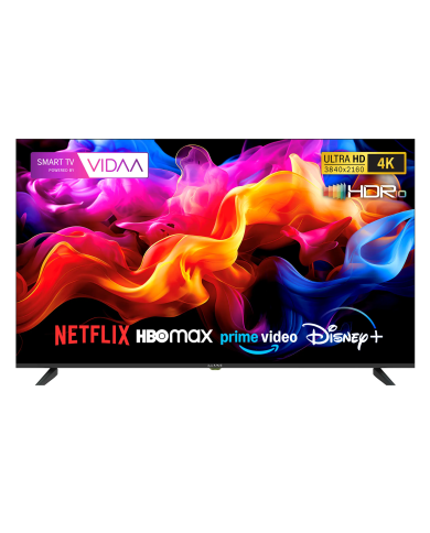 Televisor Kiano Elegance 50" 4K Smart TV VIDAA Netflix. HBO, Prime