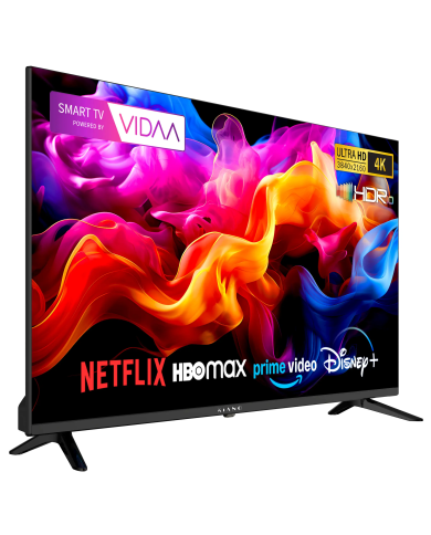 Televisor Kiano Elegance 43" 4K Smart TV VIDAA Netflix. HBO, Prime