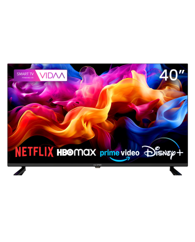 Televisor Kiano Elegance 40" Full HD Smart TV VIDAA Netflix. HBO, Prime