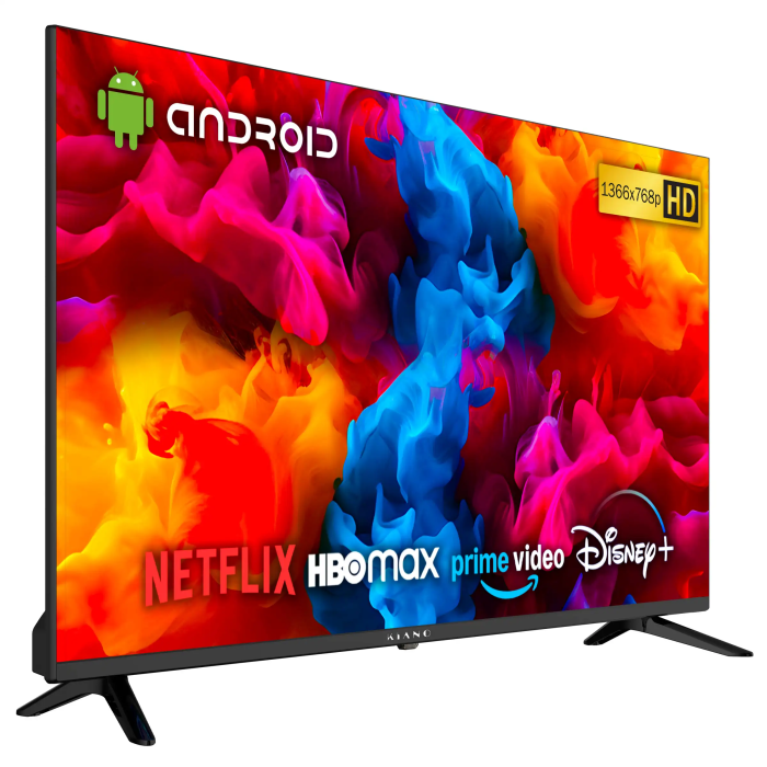 Televisor LED Kiano Elegance TV 32" HD Ready negro