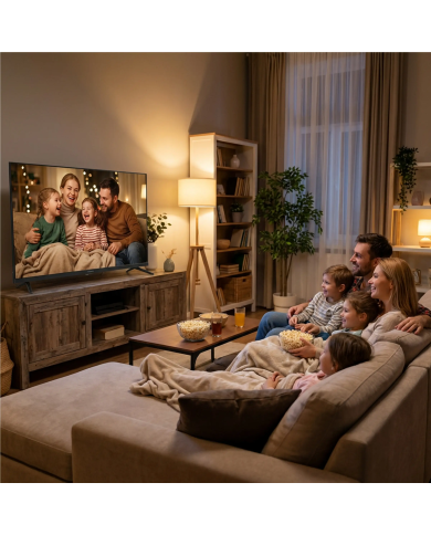 Televisor LED Kiano Elegance TV 32" HD Ready negro