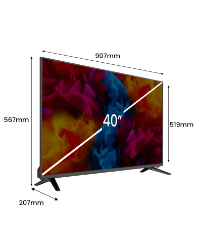 Televisor LED Kiano Slim TV 40"
