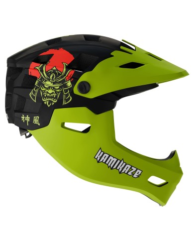 Casco de mandíbula Kamikaze RONIN Helmet Green