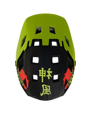 Casco de mandíbula Kamikaze RONIN Helmet Green