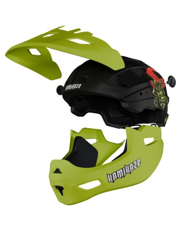 Casco de mandíbula Kamikaze RONIN Helmet Green