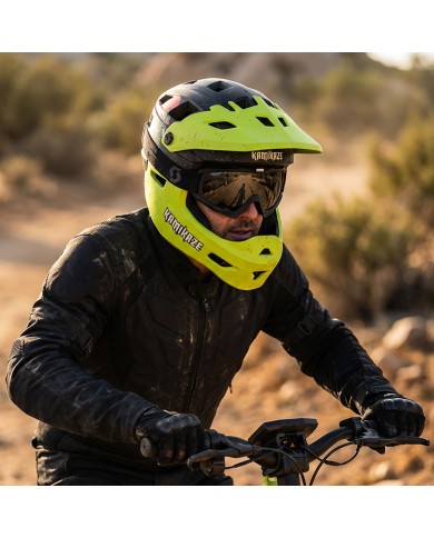 Casco de mandíbula Kamikaze RONIN Helmet Green