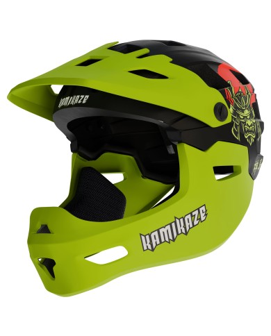 Casco de mandíbula Kamikaze RONIN Helmet Green