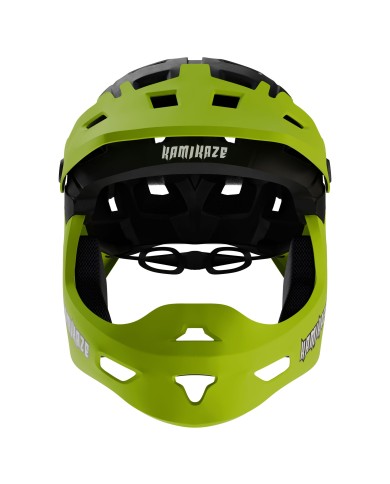 Casco de mandíbula Kamikaze RONIN Helmet Green