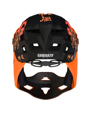 Casco de mandíbula Kamikaze RONIN Helmet Orange
