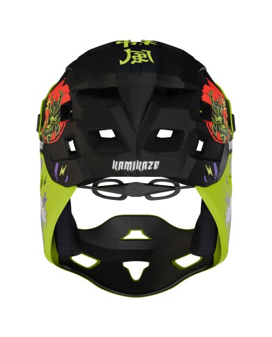Casco de mandíbula Kamikaze RONIN Wave Green