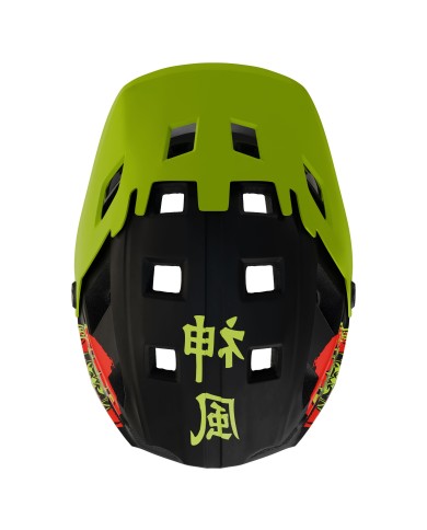 Casco de mandíbula Kamikaze RONIN Wave Green