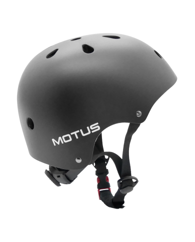 Casco MOTUS ajustable negro talla S para bicicleta, patinete eléctrico