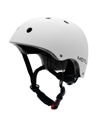 Casco MOTUS ajustable blanco talla S para bicicleta, patinete eléctrico