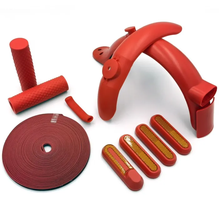 Juego rojo para personalizar patinetes eléctricos