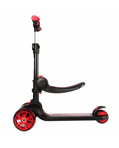 Ferrari patinete infantil de tres ruedas 2EN1 FXK28-2 Negro