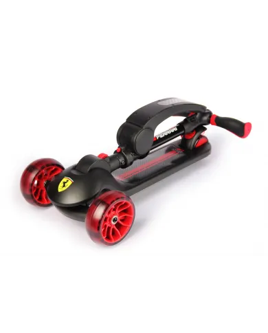 Ferrari patinete infantil de tres ruedas 2EN1 FXK28-2 Negro