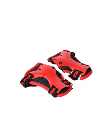 Ferrari set de protectores para niños para rodillas, codos y muñecas talla XXS rojos