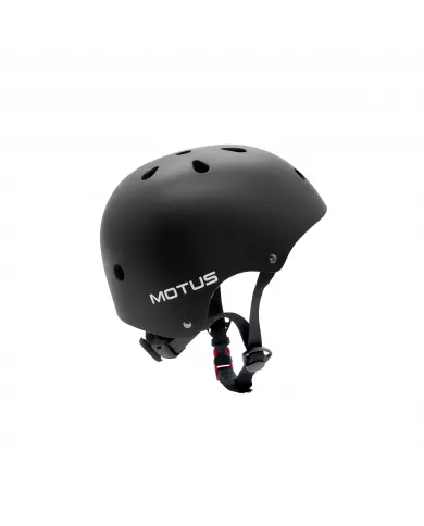 Casco MOTUS ajustable negro talla M para bicicleta, patinete eléctrico