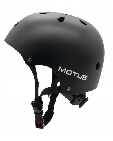 Casco MOTUS ajustable negro talla M para bicicleta, patinete eléctrico