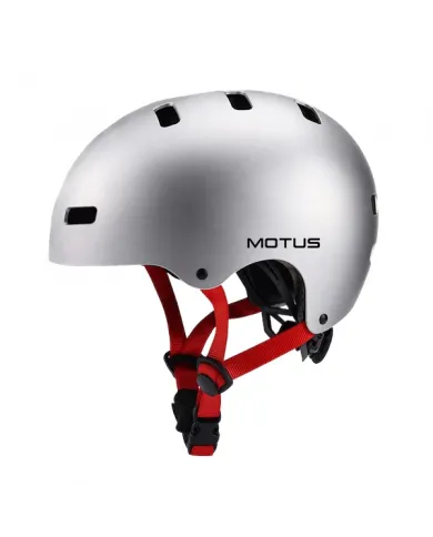 Casco infantil de bicicleta MOTUS MD-107 talla M plateado