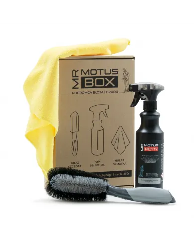 Kit de limpieza para patinetes y bicicletas Mr Motus Box