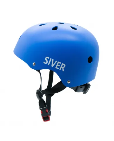 Casco de bicicleta ajustable SIVER talla S azul
