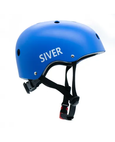 Casco de bicicleta ajustable SIVER talla S azul