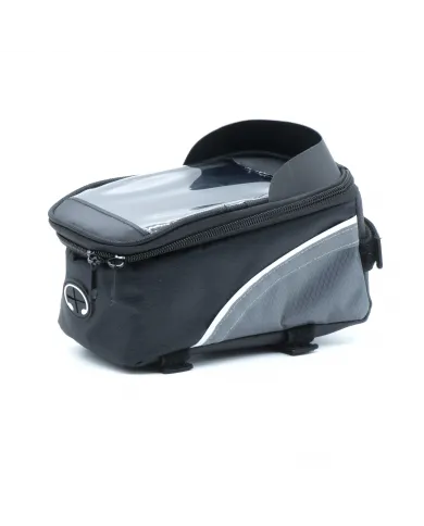 Bolsa de bicicleta Motus alforja para cuadro soporte para teléfono